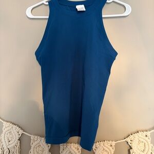Athleta Blue Renew Seamless Racerback Tank Top